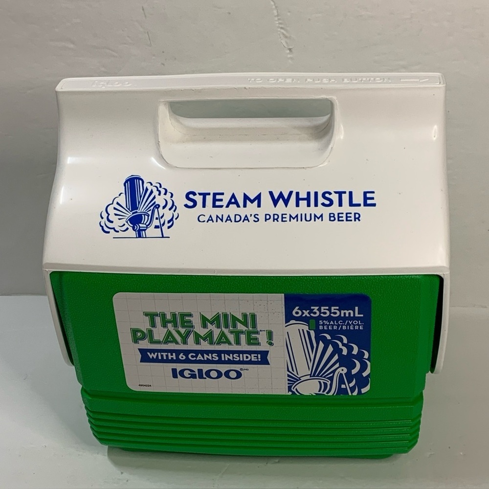 Igloo Playmate Cooler Steam Whistle Brewery Canada 6 Cans New